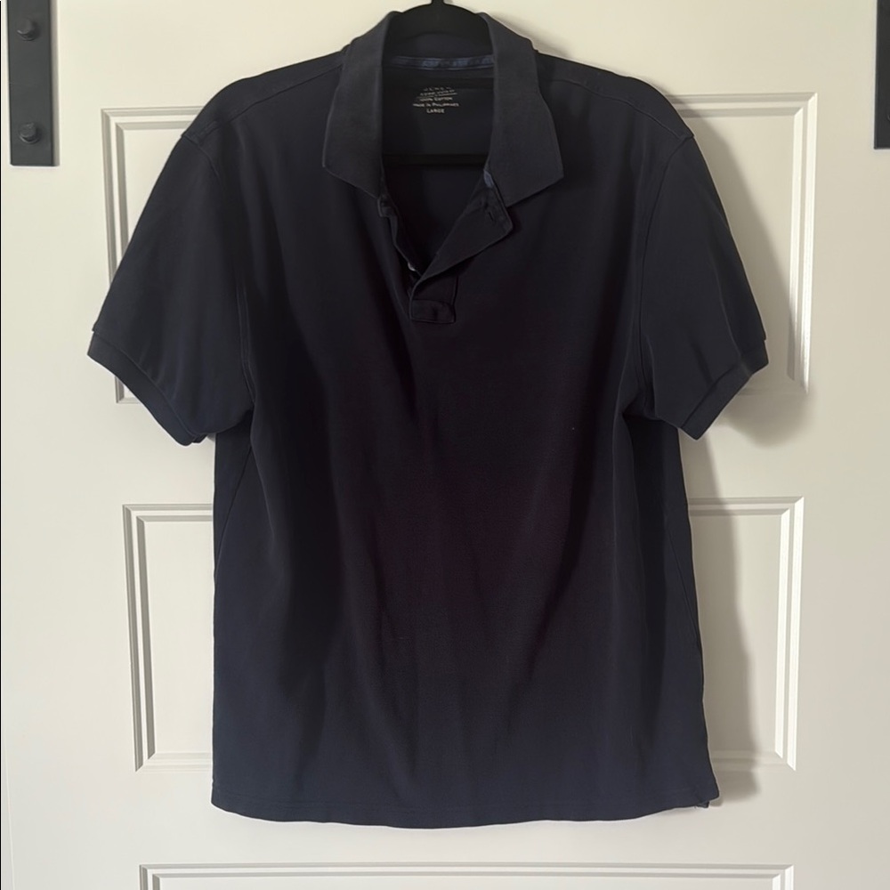J. Crew Men's Dark Navy Polo Shirt